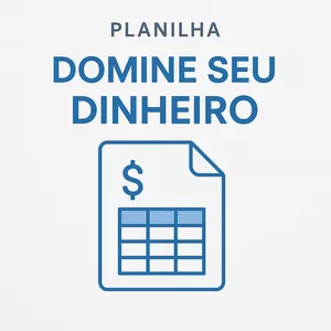 Imagem de capa para o Ebook Planilha domine seu dinheiro!