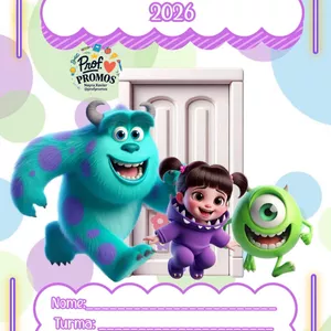 Imagem de capa para o Ebook Planner da Professora Monstros S.A. ✨