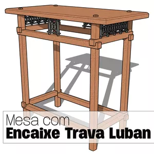 Imagem de capa para o Curso online Mesa com encaixes Trava LUBAN, estilo Japonês