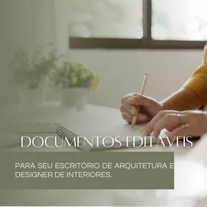 Imagem de capa para o Curso online Documentos editáveis para Arquitetos e Design de interiores. 