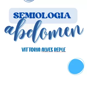 Imagem de capa para o Ebook semiologia /exame fisico de abdomen 