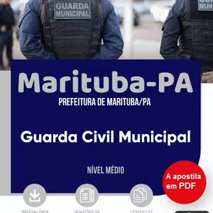 Imagem de capa para o Ebook Apostila Guarda Civil Marituba PA 2025 [compre Agora]