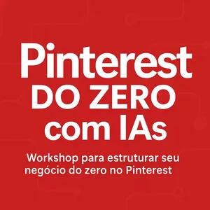 Imagem de capa para o Curso online Pinterest do Zero com IAs