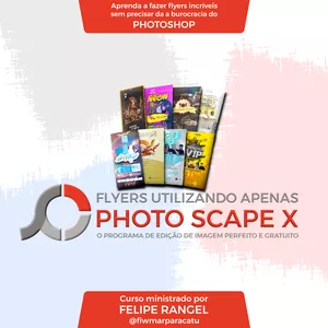 Imagem do curso Flyers com PhotoScape X [Sem Photoshop]