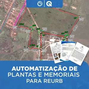 Imagem de capa para o Curso online Automatização de Plantas e Memoriais para REURB