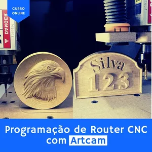 Imagem de capa para o Curso online Programação de Router CNC com Artcam
