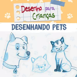 Imagem de capa para o Curso online DESENHO PARA CRIANÇAS - PETS