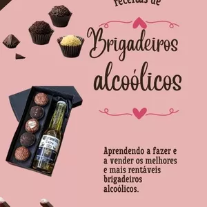 Imagem de capa para o Ebook 20 receitas de Brigadeiros alcoólicos