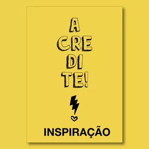 Imagem de capa para o Ebook Livro Digital Acredite #INSPIRAÇÃO 