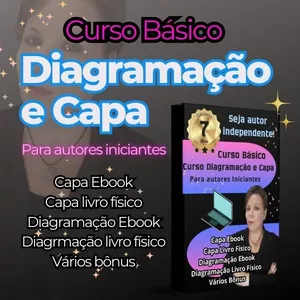 Imagem de capa para o Curso online Diagramação e Capa para Autores Independentes