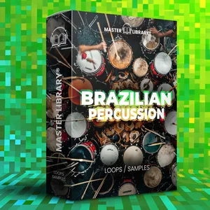 Imagem de capa para o Curso online Loops e Samples de Ritmos Brasileiros (percussão) Master Library