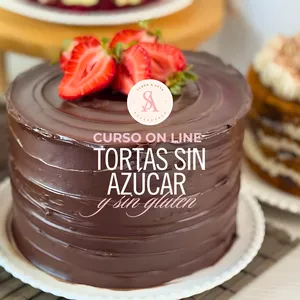 Imagen de portada para Curso online Curso online de tortas sin gluten y sin azúcar