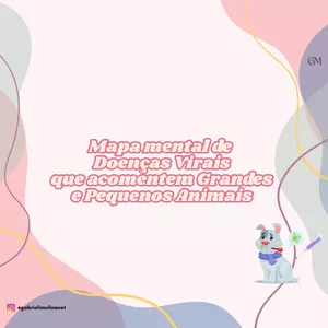 Imagem de capa para o Ebook Mapa mental - Viroses 