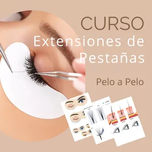 Imagen de portada para Ebook Curso Extensiones de Pestañas Pelo a Pelo