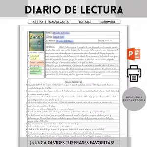 Imagen de portada para Curso online Registro de lecturas Imprimible. Nunca olvides las frases favoritas de tus lecturas favoritas.