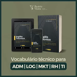 Imagem de capa para o Ebook Inglês Técnico