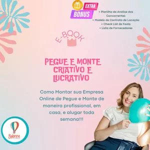 Imagem de capa para o Ebook Pegue &amp; Monte Criativo e Lucrativo - Um Guia Completo pra você ganhar dinheiro montando sua empresa de Pegue &amp; Monte do 0 e de maneira profissional. 