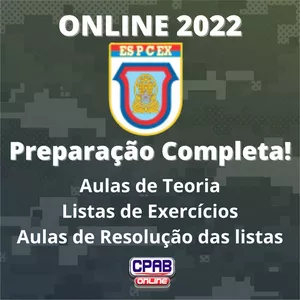 Imagem de capa para o Curso online EsPCEx 2022 (Curso Completo)
