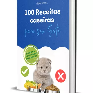 Imagem principal do produto 100 Receitas Caseiras e Saudáveis para Gatos