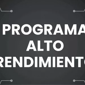 Imagen de portada para Curso online Beca Programa de Alto Rendimiento Presencial Virtual 