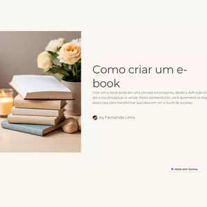 Imagem de capa para o Ebook Como criar um e-book: passo a passo! 