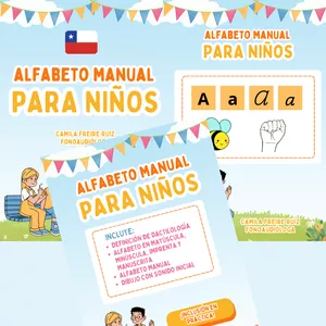 Imagen de portada para Ebook Alfabeto Manual para niños - Chile
