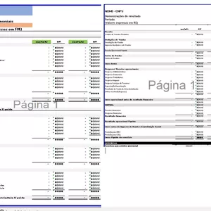 Imagem de capa para o Ebook PLANILHA BALANÇO E DRE