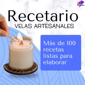 Imagen de portada para Curso online Pack de Recetarios para Velas Artesanales