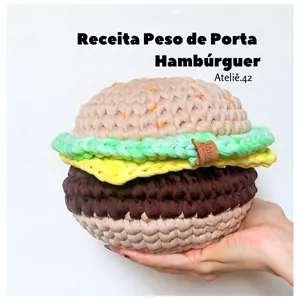 Imagem de capa para o Ebook Receita Peso de Porta Hambúrguer 
