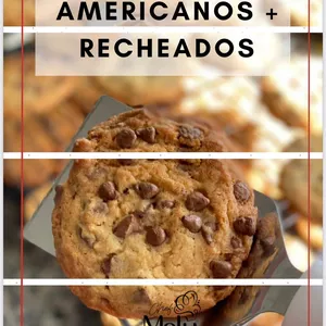 Imagem de capa para o Ebook Cookies Americanos e Recheados