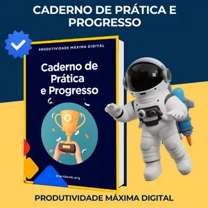 Imagem de capa para o Ebook Caderno de Prática e Progresso do Box Produtividade Máxima Digital