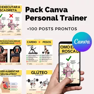 Imagem de capa para o Curso online PACK 100 POSTS PARA PERSONAL TRAINER