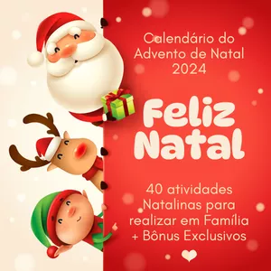 Imagem de capa para o Ebook Calendário Advento de Natal 2024