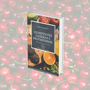 Imagem de capa para o Ebook Livro de receitas: Pratos, doces, salgados, bolos