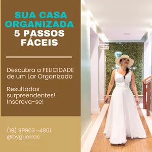 Imagem do curso SUA CASA ORGANIZADA - 5 passos fáceis