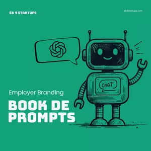 Imagem de capa para o Ebook Book de Prompts (Employer Branding)