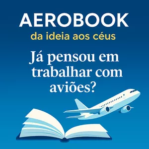 Imagem de capa para o Ebook Já pensou em trabalhar com aviões?