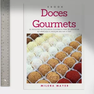 Imagem de capa para o Ebook Doces Gourmets