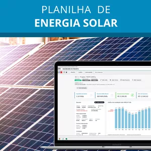 Imagem de capa para o Curso online Planilha de Energia Solar