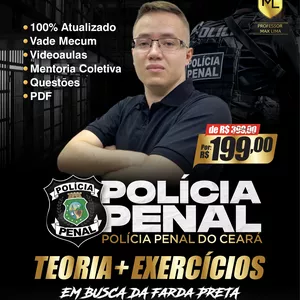 Imagem do curso EM BUSCA DA FARDA PRETA  - Polícia Penal do Ceará (PPCE)