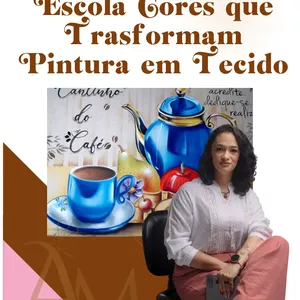 Imagem do curso Escola PINTANDO SONHOS - Pintura em Tecido