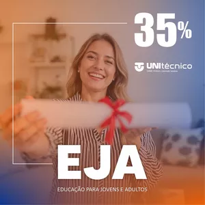 Imagem de capa para o Curso online EJA - BOLSA 35% - UNITÉCNICO