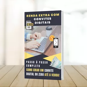 Imagem de capa para o Ebook Renda Extra com Convites Digitais