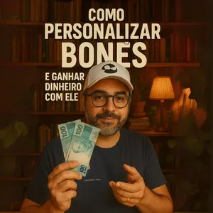 Imagem de capa para o Curso online Curso Completo de Personalização em Bonés