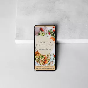Imagem de capa para o Ebook Receitas Funcionais para Saúde e Bem Estar