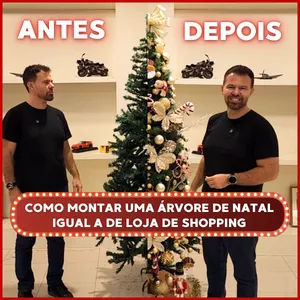 Imagem de Como Montar Uma Árvore de Natal Igual a Árvore de Natal de Loja de Shopping criado por C7M7 Cursos na hotmart