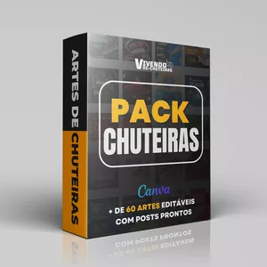 Imagem de capa para o Curso online Pack Artes Prontas de Chuteiras 
