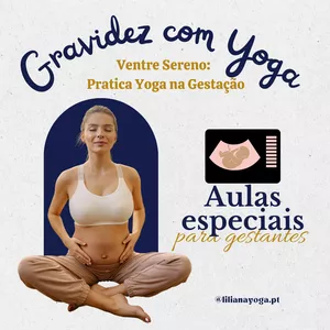 Imagem de capa para o Curso online Ventre Sereno: Práticas de Yoga na Gestação
