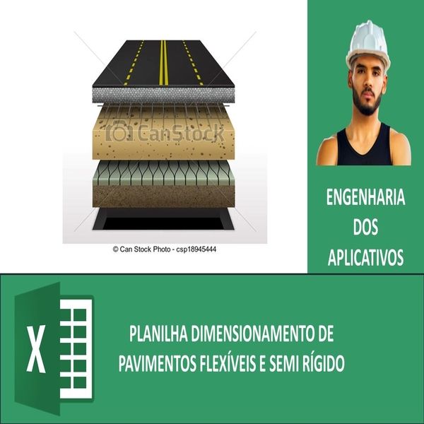 Imagem do curso PLANILHA DIMENSIONAMENTO DE PAVIMENTOS