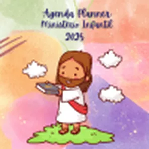 Imagem de capa para o Ebook Agenda Planner Ministério Infantil 2025